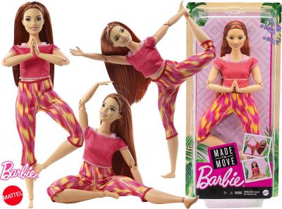 BARBIE LALKA MADE TO MOVE GXF07