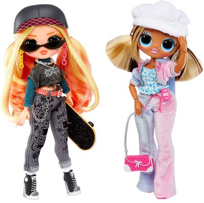 Zbierz obie modne lalki LOL Surprise OMG z tej serii. UWAGA!!! Każda lalka sprzedawana osobno (patrz zdjęcie powyżej):