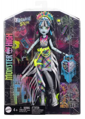 MATTEL MONSTER HIGH LALKA MONSTER FEST FRANKIE STEIN HXH79/HYF48