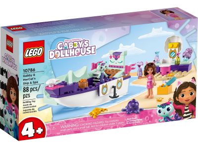 LEGO KOCI DOMEK GABI STATEK I SPA GABI I SYRENKOTKI 10786