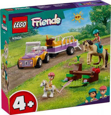 LEGO FRIENDS PRZYCZEPKA DLA KONIA I KUCYKA 42634