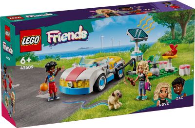 LEGO FRIENDS SAMOCHÓD ELEKTRYCZNY ZE STACJĄ ŁADUJĄCĄ 42609