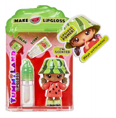 MGA YUMMILAND LIPGLOSS MAŁA LALKA Z BŁYSZCZYKIEM DO UST MAYA WATERMELON 120780